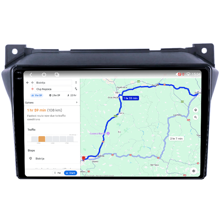 Navigatie dedicata Suzuki Alto 2009-2016, 4GB RAM 64GB ROM, Octacore, Android 14, Display QLED 1K 9", Carplay&Android Auto, SIM 4G, Ventilator Activ [4]