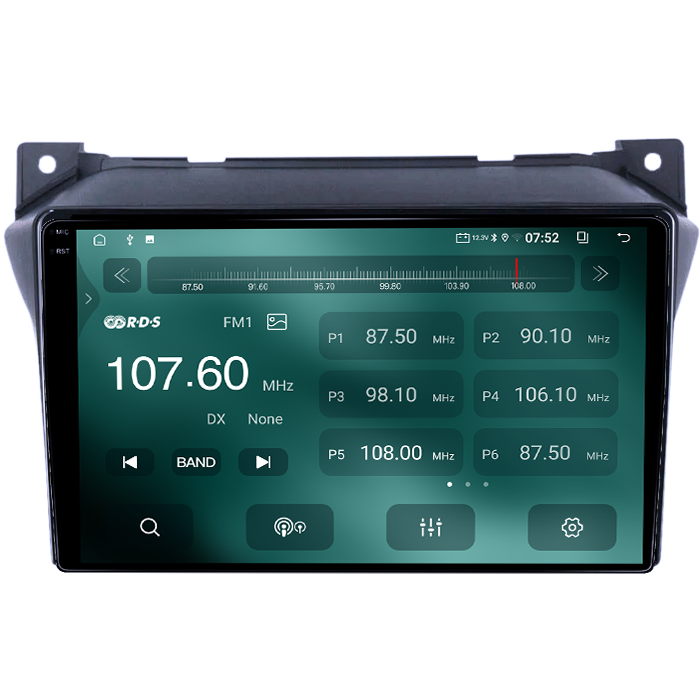 Navigatie dedicata Suzuki Alto 2009-2016, 4GB RAM 64GB ROM, Quad Core, Display 9" QLED 1K, Carplay, Android 14, Bluetooth, Magazin Play, Suport Camere AHD [5]