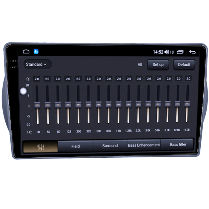 Navigatie dedicata Suzuki Alto 2013-, 8GB RAM 128GB ROM, Octacore, Platforma TS18, Android 14, Display QLED 9", Suporta camera 360", DSP, Carplay&Android Auto, SIM 4G, Ventilator Activ [8]