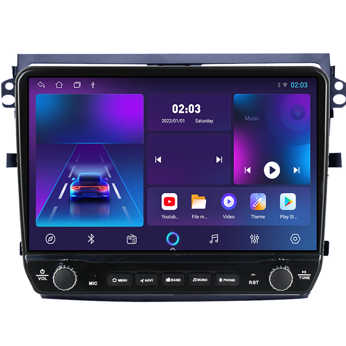 Navigatie dedicata Suzuki Celerio 2015-2018 Tesla cu butoane rotative model 2024, 4GB RAM 64GB ROM, Procesor Quadcore, Android 14, Display QLED 10", DSP, Carplay&Android Auto [5]