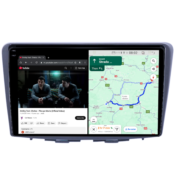 Navigatie dedicata Suzuki Baleno 2016-2018, 4GB RAM 64GB ROM, Quad Core, Display 9" QLED 1K, Carplay, Android 14, Bluetooth, Magazin Play, Suport Camere AHD [6]
