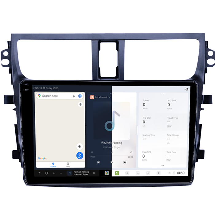 Navigatie dedicata Suzuki Celerio 2015-2018, DUDU3, 4GB RAM 64GB ROM, Octacore, Platforma 8581, Android, Display QLED 9", DSP, Carplay&AndroidAuto [2]