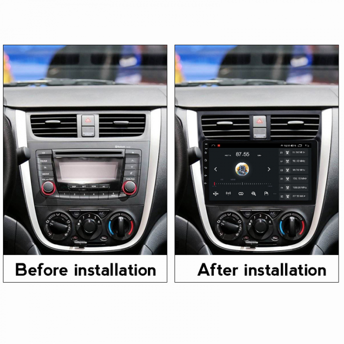 Navigatie dedicata Suzuki Celerio 2015-2018, 4GB RAM 64GB ROM, Octacore, Android 13, Display QLED 9", DSP, Carplay, Android Auto, Internet, Youtube, Waze, WIFI, Bluetooth [6]