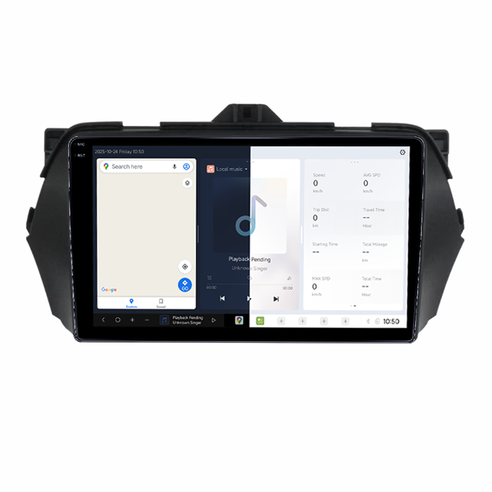 Navigatie dedicata Suzuki Ciaz 2014-2018, DUDU3, 4GB RAM 64GB ROM, Octacore, Platforma 8581, Android, Display QLED 9", DSP, Carplay&AndroidAuto [2]