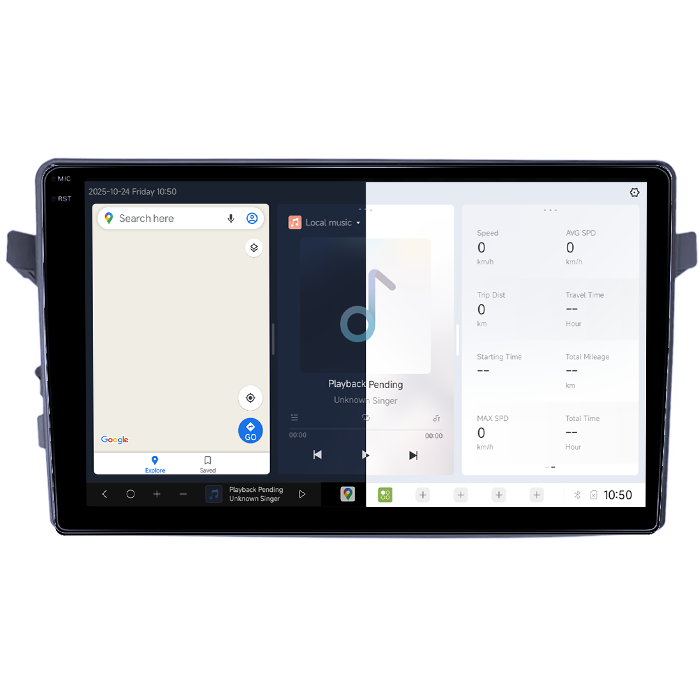 Navigatie dedicata Suzuki Cultus 2017, DUDU3, 4GB RAM 64GB ROM, Octacore, Platforma 8581, Android, Display QLED 9", DSP, Carplay&AndroidAuto [2]