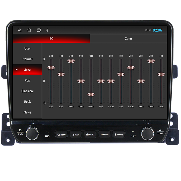 Navigatie dedicata Suzuki Grand Vitara (2005-2015) Tesla cu butoane rotative model 2024, 4GB RAM 64GB ROM, Procesor Quadcore, Android 14, Display QLED 10", DSP, Carplay&Android Auto [2]