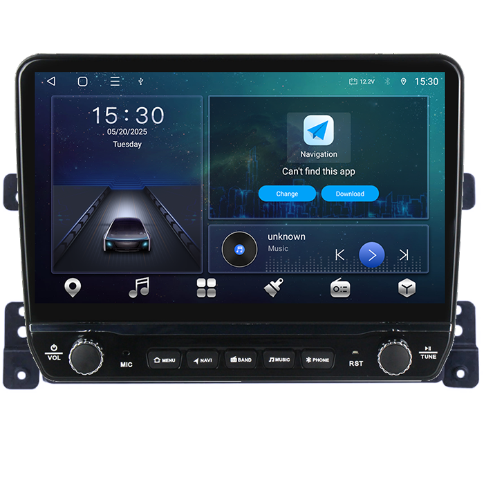 Navigatie dedicata Suzuki Grand Vitara (2005-2015) Tesla cu butoane rotative model 2024, 4GB RAM 64GB ROM, Procesor Quadcore, Android 14, Display QLED 10", DSP, Carplay&Android Auto [6]