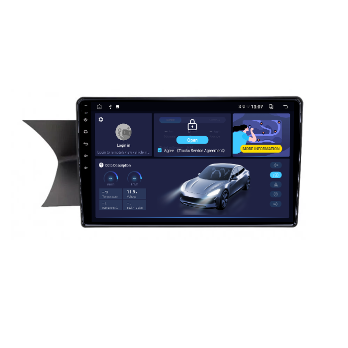 Navigatie dedicata C-Class W204 2011-2014, 12GB RAM 256GB ROM, Android 14, Rezolutie 2K, Display QLED, 10", DSP, Carplay, Android Auto, Internet, Youtube, Waze, Wi Fi, USB [2]