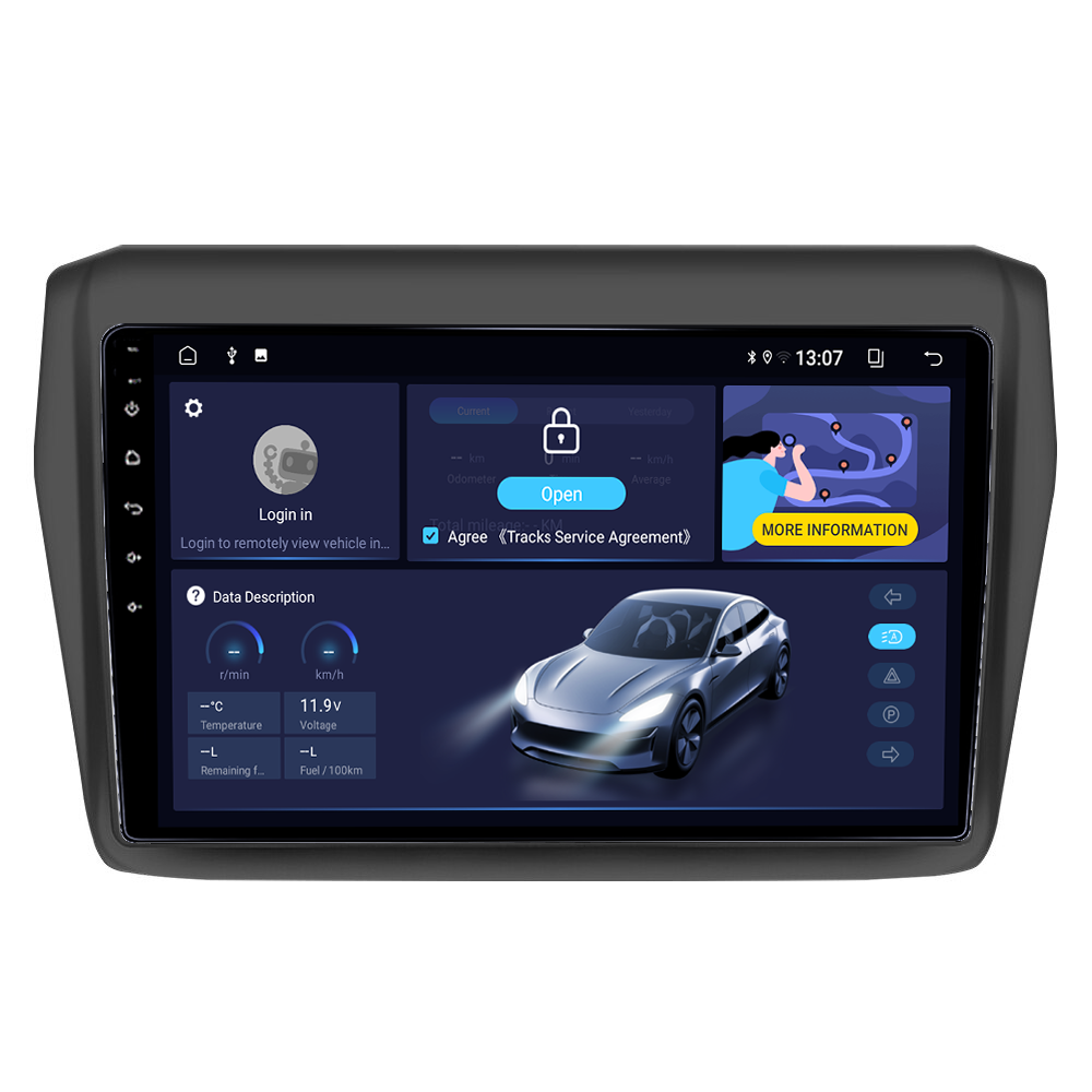 Navigatie dedicata Suzuki Swift 2017-2020, 4GB RAM 64GB ROM, Octacore, Android 14, Display QLED 10", DSP, Carplay&Android Auto, SIM 4G, Ventilator Activ [2]