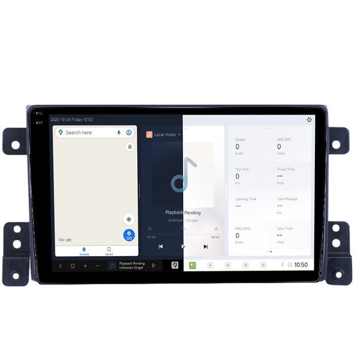 Navigatie dedicata Suzuki Grand Vitara 2 2005-2013, DUDU3, 4GB RAM 64GB ROM, Octacore, Platforma 8581, Android, Display QLED 9", DSP, Carplay&AndroidAuto [2]