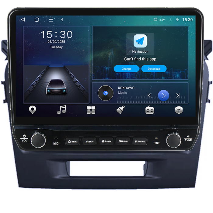 Navigatie dedicata Suzuki Grand Vitara 2016+ Tesla cu butoane rotative model 2024, 4GB RAM 64GB ROM, Procesor Quadcore, Android 14, Display QLED 10", DSP, Carplay&Android Auto [5]