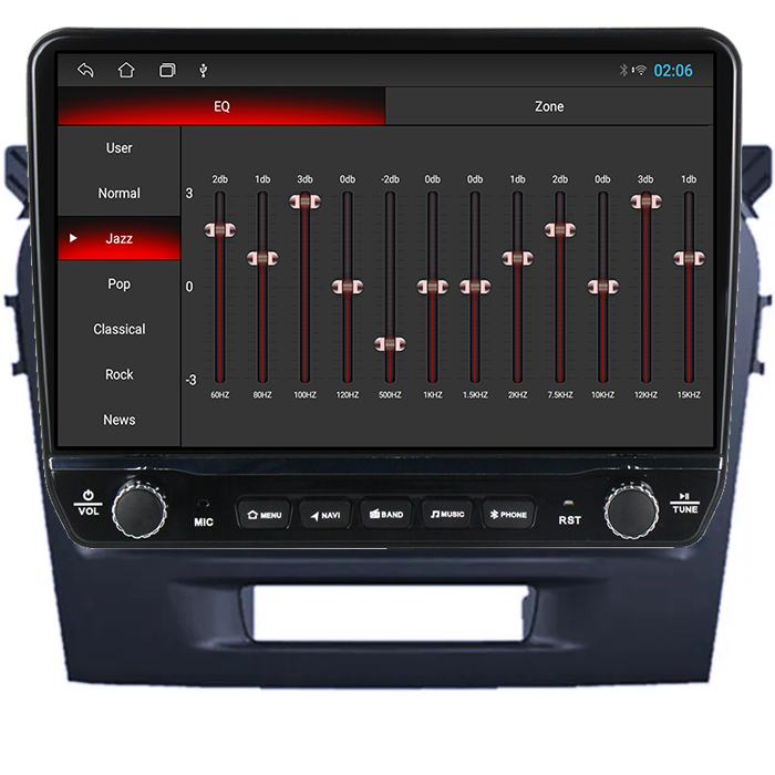 Navigatie dedicata Suzuki Grand Vitara 2016+ Tesla cu butoane rotative model 2024, 4GB RAM 64GB ROM, Procesor Quadcore, Android 14, Display QLED 10", DSP, Carplay&Android Auto [2]