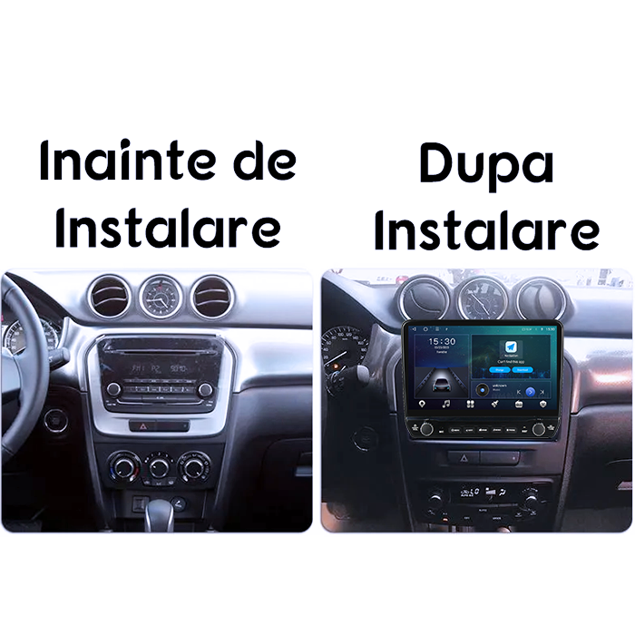 Navigatie dedicata Suzuki Grand Vitara 2016+ Tesla cu butoane rotative model 2024, 4GB RAM 64GB ROM, Procesor Quadcore, Android 14, Display QLED 10", DSP, Carplay&Android Auto [6]