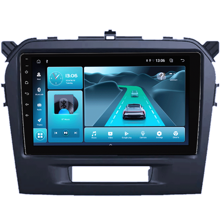 Navigatie dedicata Suzuki Grand Vitara 2016+, 4GB RAM 32GB ROM, Octacore, Android 14, Display QLED 9", DSP, Carplay&Android Auto, SIM 4G, Bluetooth, Ventilator Activ [2]