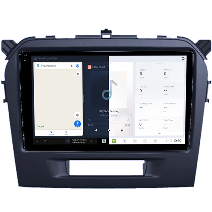 Navigatie dedicata Suzuki Grand Vitara 2016+, DUDU3, 4GB RAM 64GB ROM, Octacore, Platforma 8581, Android, Display QLED 9", DSP, Carplay&AndroidAuto [2]