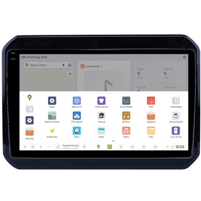 Navigatie dedicata Suzuki Ignis 2016-2020, DUDU3, 4GB RAM 64GB ROM, Octacore, Platforma 8581, Android, Display QLED 9", DSP, Carplay&AndroidAuto [3]