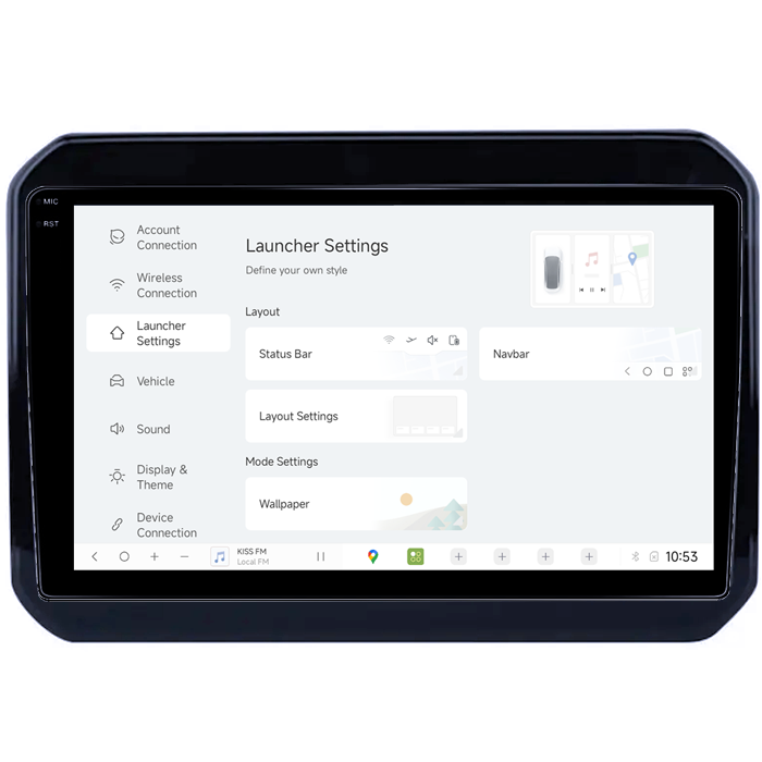 Navigatie dedicata Suzuki Ignis 2016-2020, DUDU3, 4GB RAM 64GB ROM, Octacore, Platforma 8581, Android, Display QLED 9", DSP, Carplay&AndroidAuto [5]