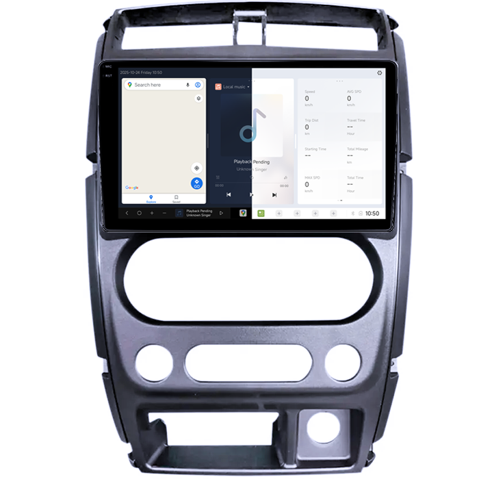 Navigatie dedicata Suzuki Jimny 2007-2012, DUDU3, 4GB RAM 64GB ROM, Octacore, Platforma 8581, Android, Display QLED 9", DSP, Carplay&AndroidAuto [2]