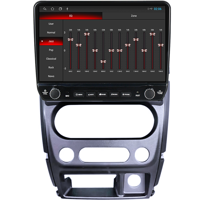 Navigatie dedicata Suzuki Jimny 2007-2012 Tesla cu butoane rotative model 2024, 4GB RAM 64GB ROM, Procesor Quadcore, Android 14, Display QLED 10", DSP, Carplay&Android Auto [2]