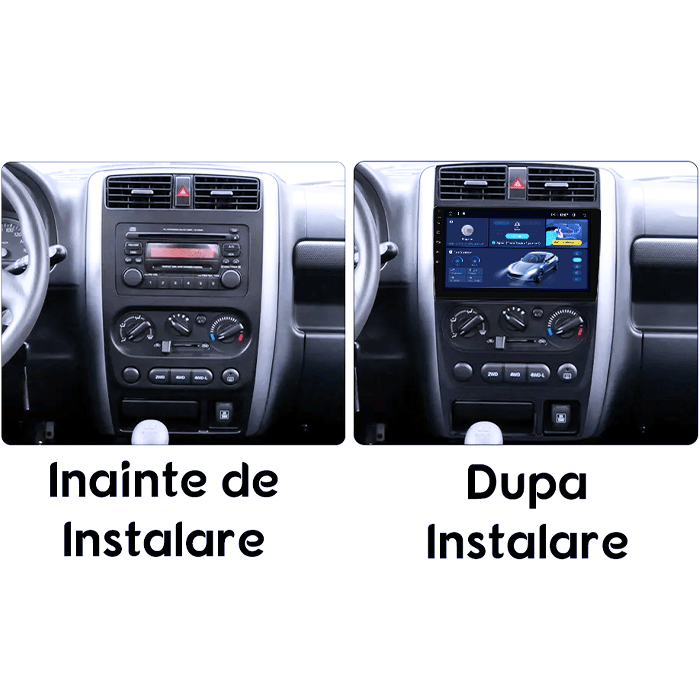 Navigatie dedicata Suzuki Jimny 2007-2012, 4GB RAM 64GB ROM, Octacore, Android 14, Display QLED 1K 9", Carplay&Android Auto, SIM 4G, Ventilator Activ [5]