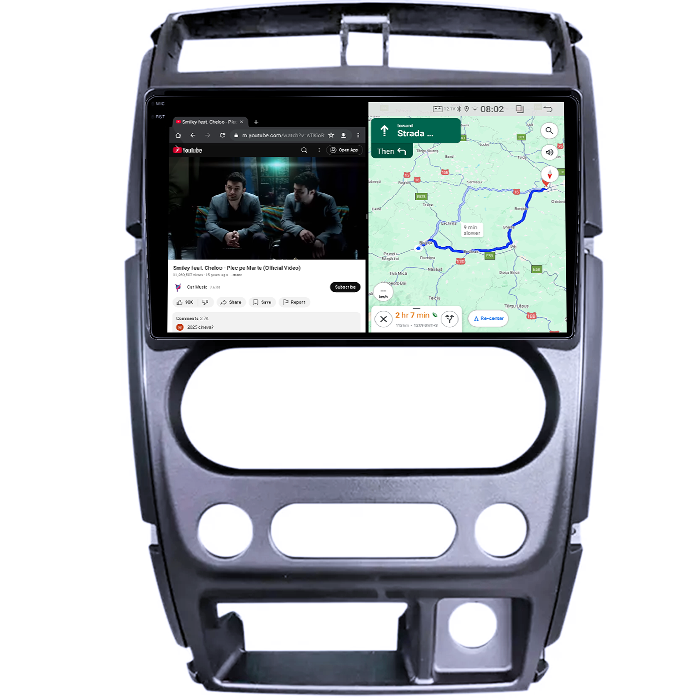 Navigatie dedicata Suzuki Jimny 2007-2012, 4GB RAM 64GB ROM, Quad Core, Display 9" QLED 1K, Carplay, Android 14, Bluetooth, Magazin Play, Suport Camere AHD [4]