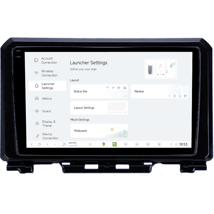 Navigatie dedicata Suzuki Jimny 2018-2020, DUDU3, 4GB RAM 64GB ROM, Octacore, Platforma 8581, Android, Display QLED 9", DSP, Carplay&AndroidAuto [5]
