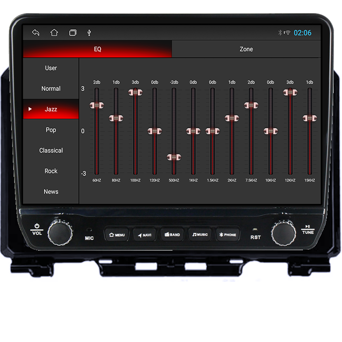 Navigatie dedicata Suzuki Jimny 2018-2020 Tesla cu butoane rotative model 2024, 4GB RAM 64GB ROM, Procesor Quadcore, Android 14, Display QLED 10", DSP, Carplay&Android Auto [2]