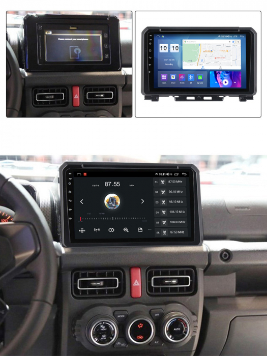 Navigatie dedicata Suzuki Jimny 2018-2020, 4 GB RAM 32 ROM, Android 13, Display QLED, 9", DSP, Carplay, Android Auto, Internet, Youtube , Waze , WI-FI , USB , Bluetooth [5]