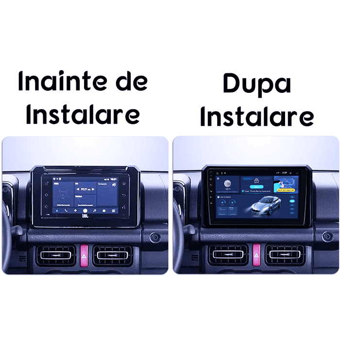 Navigatie dedicata Suzuki Jimny 2018-2020, 4GB RAM 64GB ROM, Octacore, Android 14, Display QLED 1K 9", Carplay&Android Auto, SIM 4G, Ventilator Activ [5]