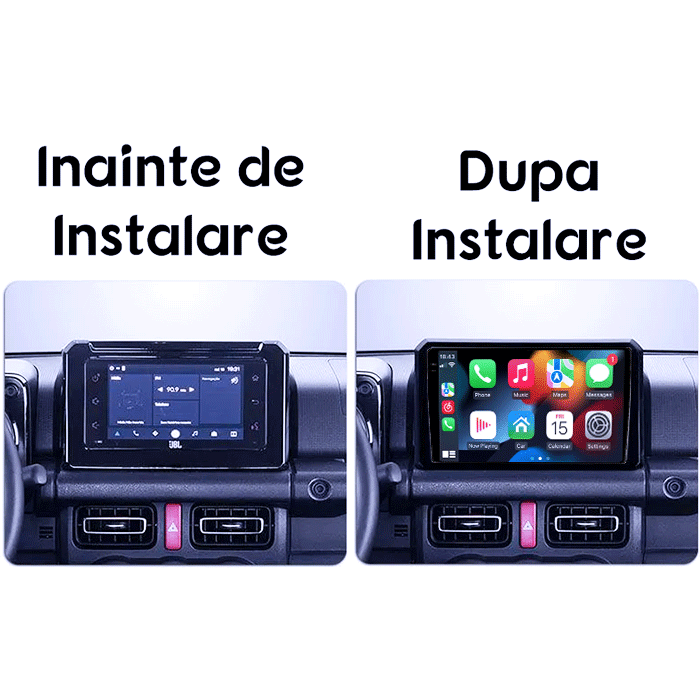 Navigatie dedicata Suzuki Jimny 2019, 4GB RAM 64GB ROM, Procesor Qualcomm Octacore, Android 14, Rezolutie 2K, Display QLED 9", DSP, Carplay&Android Auto, SIM 4G [7]