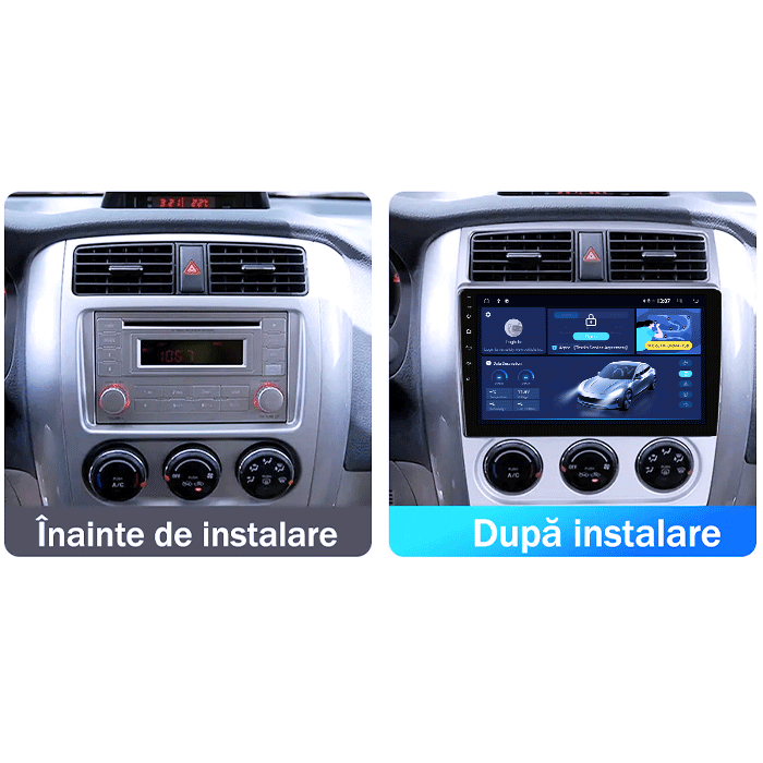 Navigatie dedicata Suzuki Liana 2004-2008, DUDU3, 4GB RAM 64GB ROM, Octacore, Platforma 8581, Android, Display QLED 9", DSP, Carplay&AndroidAuto [6]