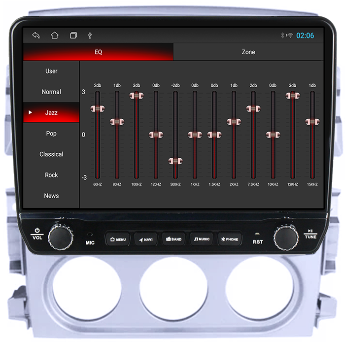 Navigatie dedicata Suzuki Liana 2004-2008 Tesla cu butoane rotative model 2024, 4GB RAM 64GB ROM, Procesor Quadcore, Android 14, Display QLED 10", DSP, Carplay&Android Auto [2]