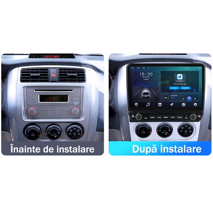 Navigatie dedicata Suzuki Liana 2004-2008 Tesla cu butoane rotative model 2024, 4GB RAM 64GB ROM, Procesor Quadcore, Android 14, Display QLED 10", DSP, Carplay&Android Auto [7]