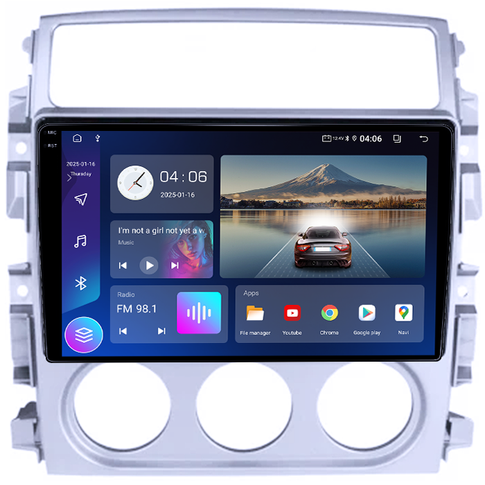 Navigatie dedicata Suzuki Liana 2004-2008, 4GB RAM 64GB ROM, Quad Core, Display 9" QLED 1K, Carplay, Android 14, Bluetooth, Magazin Play, Suport Camere AHD [2]