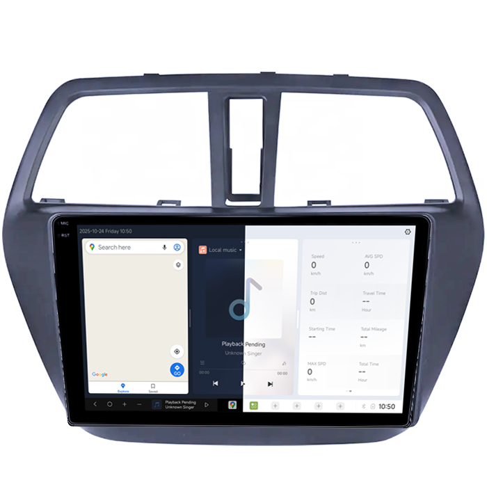 Navigatie dedicata Suzuki S-cross 2012-2016, DUDU3, 4GB RAM 64GB ROM, Octacore, Platforma 8581, Android, Display QLED 9", DSP, Carplay&AndroidAuto [2]