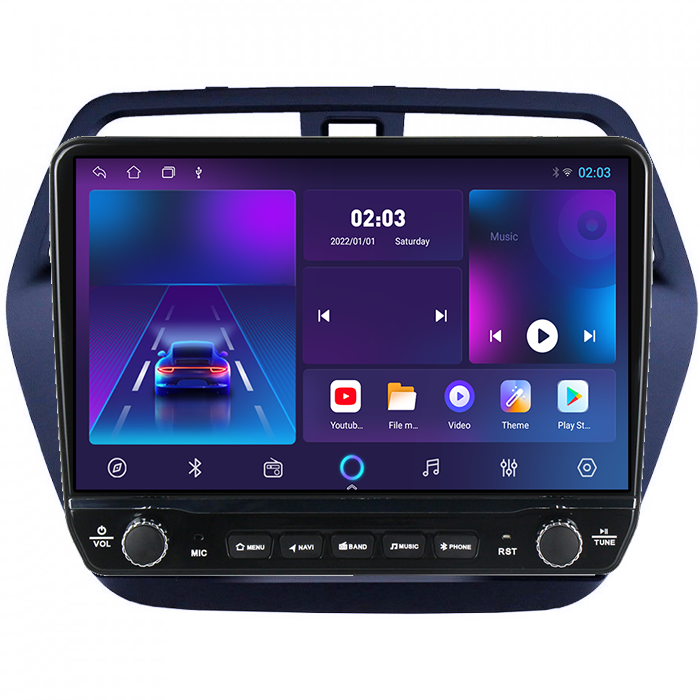 Navigatie dedicata Suzuki S-Cross 2014+ Tesla cu butoane rotative model 2024, 4GB RAM 64GB ROM, Procesor Quadcore, Android 14, Display QLED 10", DSP, Carplay&Android Auto [5]