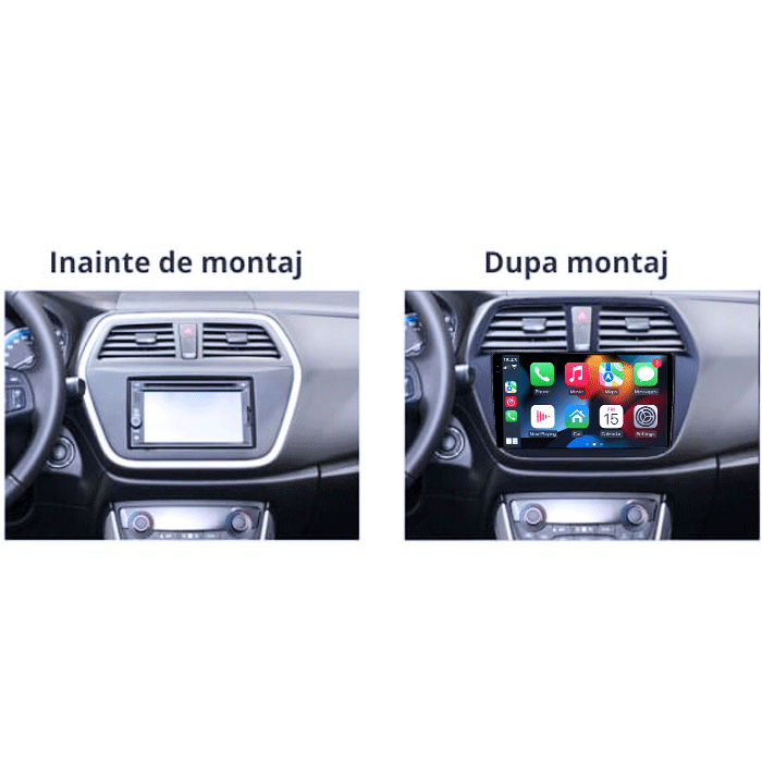 Navigatie dedicata Suzuki S-cross 2012-2016, 4GB RAM 64GB ROM, Procesor Qualcomm Octacore, Android 14, Rezolutie 2K, Display QLED 9", DSP, Carplay&Android Auto, SIM 4G [7]