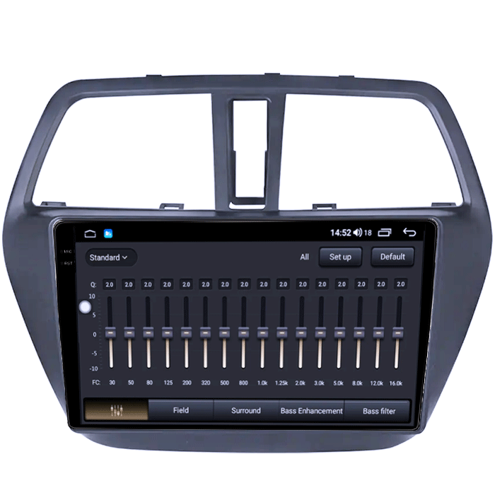 Navigatie dedicata Suzuki S-cross 2012-2016, 8GB RAM 128GB ROM, Octacore, Platforma TS18, Android 14, Display QLED 9", Suporta camera 360", DSP, Carplay&Android Auto, SIM 4G, Ventilator Activ [10]