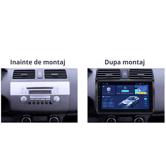 Navigatie dedicata Suzuki Swift 2003-2010, DUDU3, 4GB RAM 64GB ROM, Octacore, Platforma 8581, Android, Display QLED 9", DSP, Carplay&AndroidAuto [6]