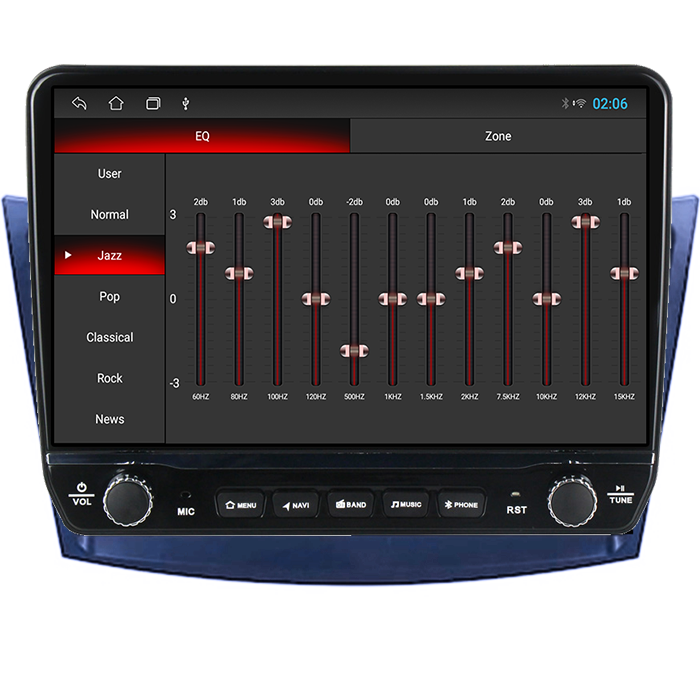 Navigatie dedicata Suzuki Swift 2010-2017 Tesla cu butoane rotative model 2024, 4GB RAM 64GB ROM, Procesor Quadcore, Android 14, Display QLED 10", DSP, Carplay&Android Auto [2]