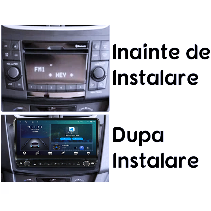 Navigatie dedicata Suzuki Swift 2010-2017 Tesla cu butoane rotative model 2024, 4GB RAM 64GB ROM, Procesor Quadcore, Android 14, Display QLED 10", DSP, Carplay&Android Auto [7]