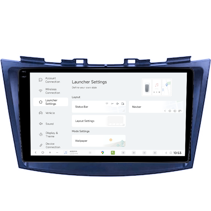 Navigatie dedicata Suzuki Swift 2010-2017, DUDU3, 4GB RAM 64GB ROM, Octacore, Platforma 8581, Android, Display QLED 9", DSP, Carplay&AndroidAuto [5]