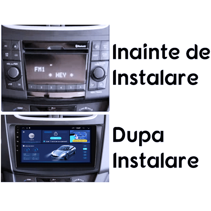 Navigatie dedicata Suzuki Swift 2010-2017, DUDU3, 4GB RAM 64GB ROM, Octacore, Platforma 8581, Android, Display QLED 9", DSP, Carplay&AndroidAuto [6]