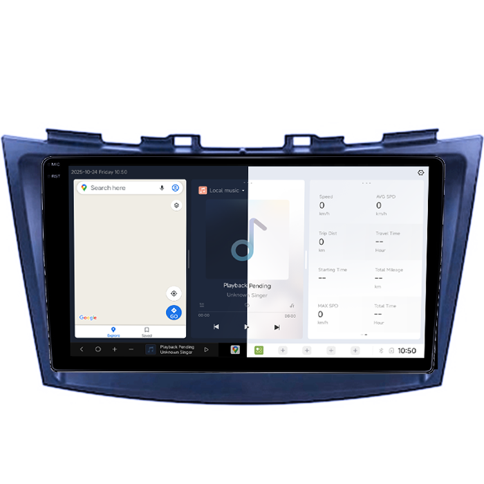 Navigatie dedicata Suzuki Swift 2010-2017, DUDU3, 4GB RAM 64GB ROM, Octacore, Platforma 8581, Android, Display QLED 9", DSP, Carplay&AndroidAuto [2]