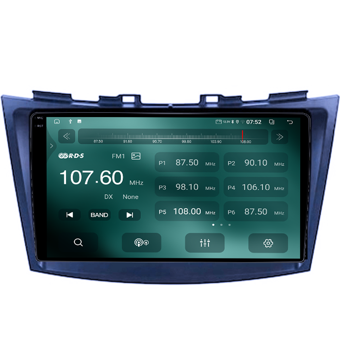 Navigatie dedicata Suzuki Swift 2010-2017, 8GB RAM 128GB ROM, Octacore, Platforma TS18, Android 14, Display QLED 9", Suporta camera 360", DSP, Carplay&Android Auto, SIM 4G, Ventilator Activ [4]