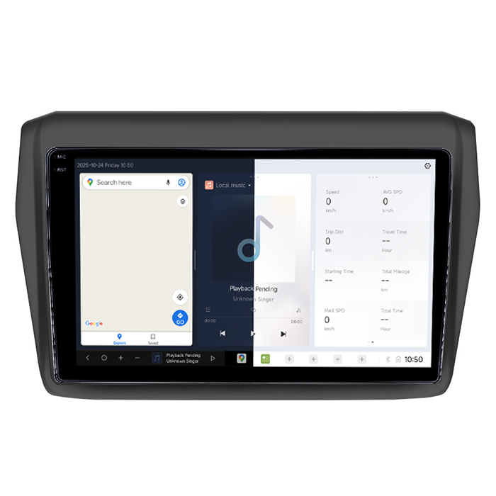 Navigatie dedicata Suzuki Swift 2017-2020, DUDU3, 4GB RAM 64GB ROM, Octacore, Platforma 8581, Android, Display QLED 9", DSP, Carplay&AndroidAuto [2]