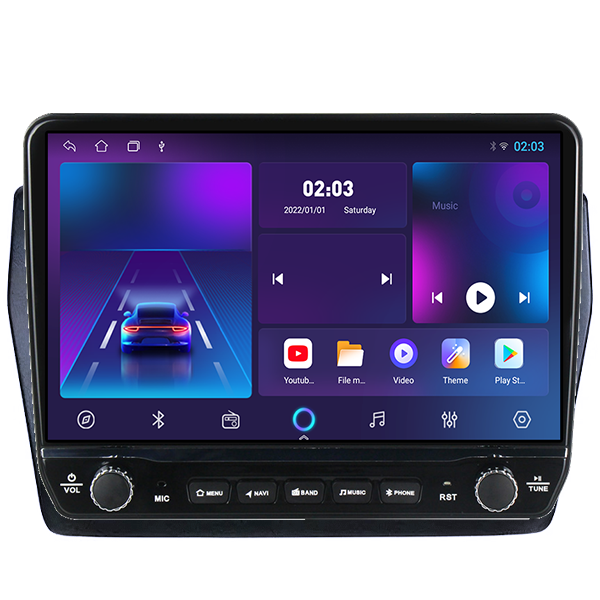 Navigatie dedicata Suzuki Swift 2017-2020 Tesla cu butoane rotative model 2024, 4GB RAM 64GB ROM, Procesor Quadcore, Android 14, Display QLED 10", DSP, Carplay&Android Auto [5]