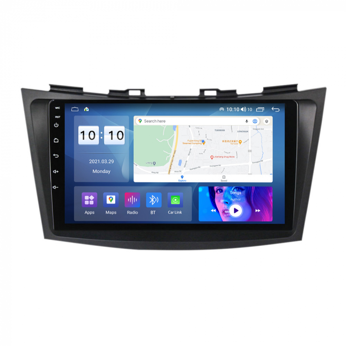 Navigatie dedicata Suzuki Swift 2011-2015, 4GB RAM 64GB ROM, Octacore, Android 13, Display QLED 9", DSP, Carplay, Android Auto, Internet, Youtube, Waze, WIFI, Bluetooth [3]