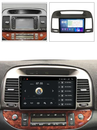 Navigatie dedicata Toyota Camry 2002-2006, 4GB RAM 32GB ROM, Octacore, Android 14, Display QLED  10", DSP, Carplay&Android Auto, SIM 4G, Bluetooth, Ventilator Activ [5]