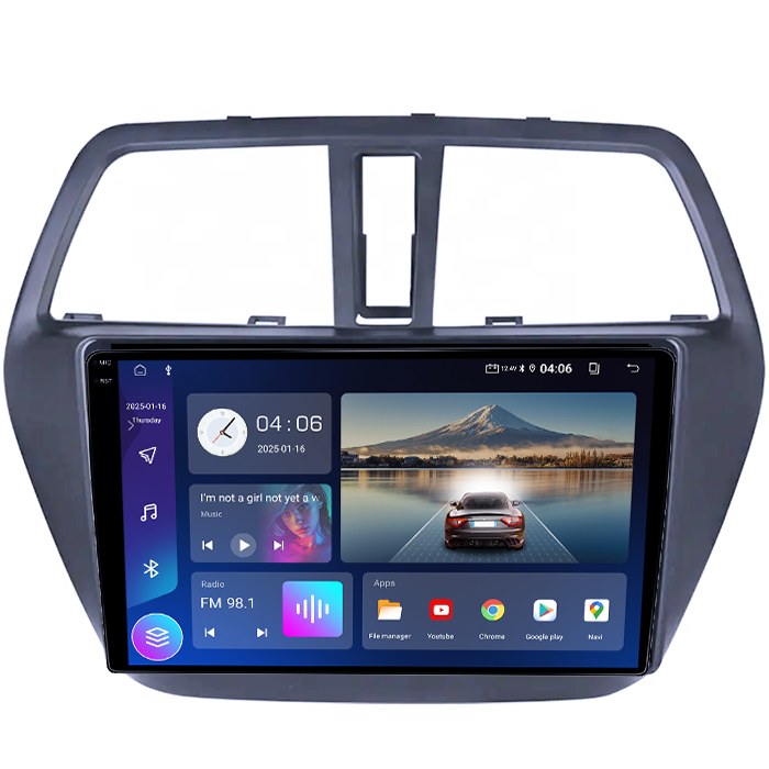 Navigatie dedicata Suzuki SX4 2014 S Cross, 4GB RAM 64GB ROM, Octacore, Android 14, Display QLED 10", DSP, Carplay&Android Auto, SIM 4G, Ventilator Activ [2]